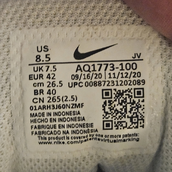 Mens Nike Ebernon Mids Size 8.5 - Picture 6 of 10